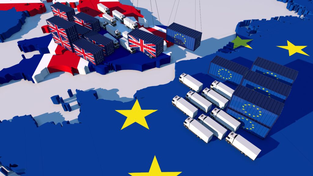 Trade between UK and EU image