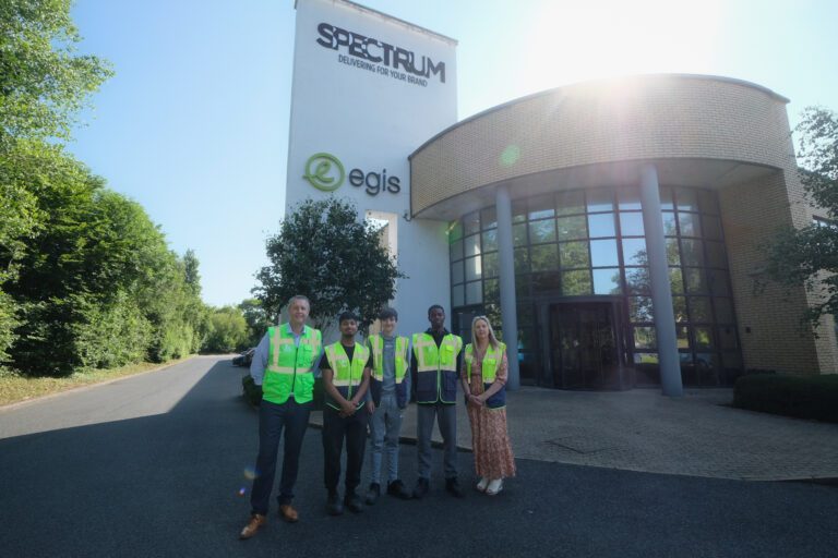Team photo at company