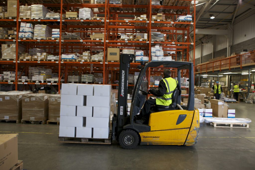 spectrum warehouse forklift worker