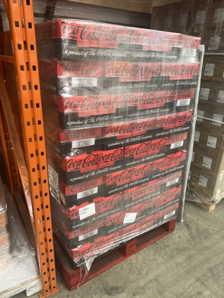 coca cola pallet spectrum warehouse