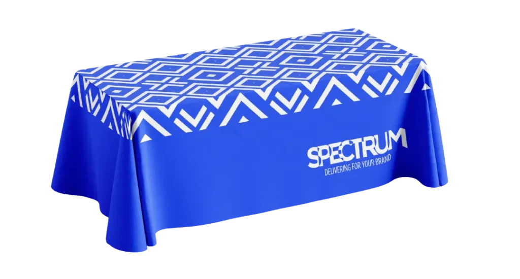 Custom Tablecloths and Table Runners spectrum print