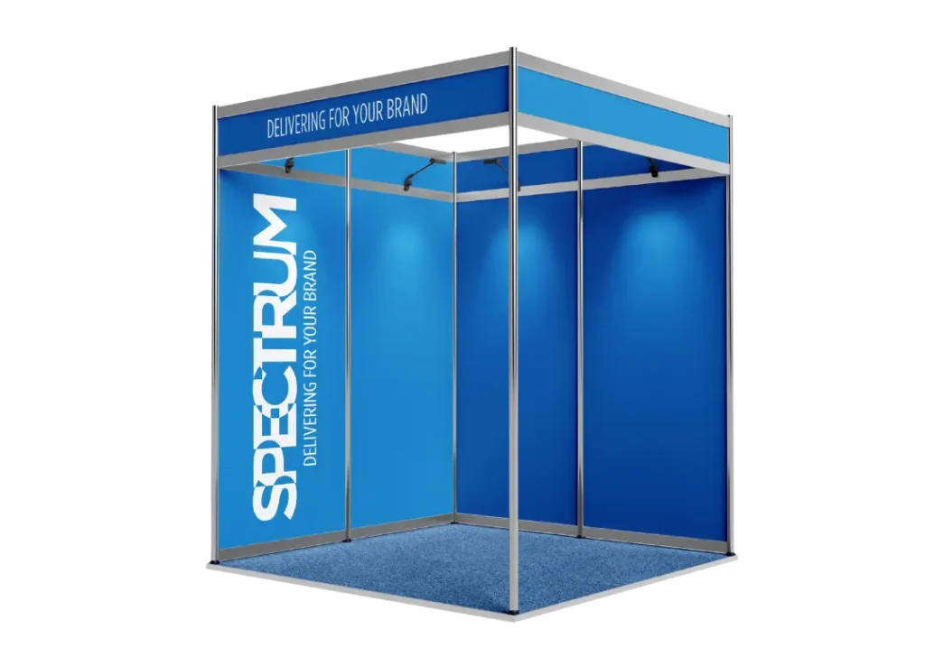 Exhibition Shell Scheme spectrum print