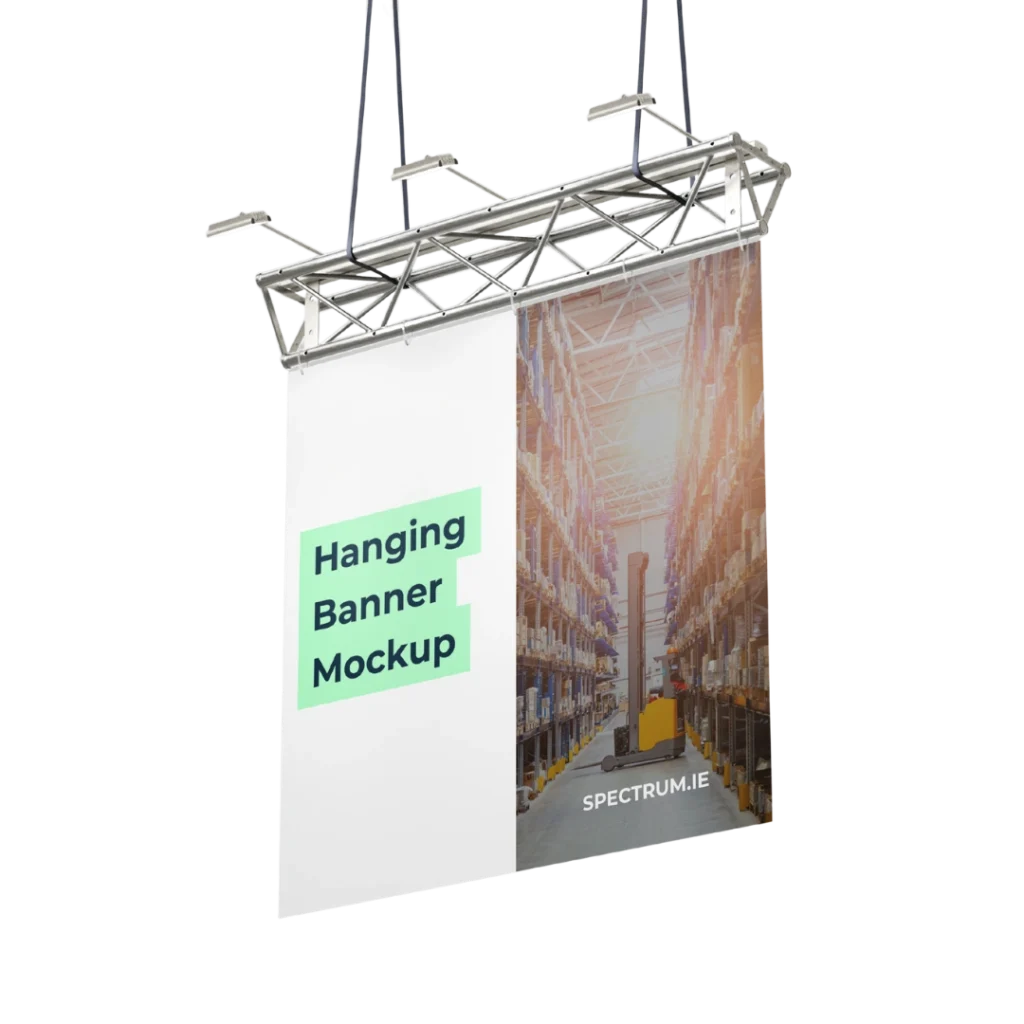 Hanging Banners and Ceiling Displays spectrum print 2