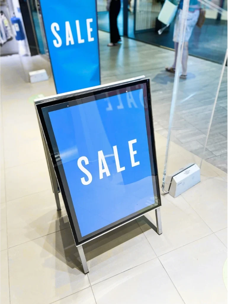 a-frame sign retail spectrum