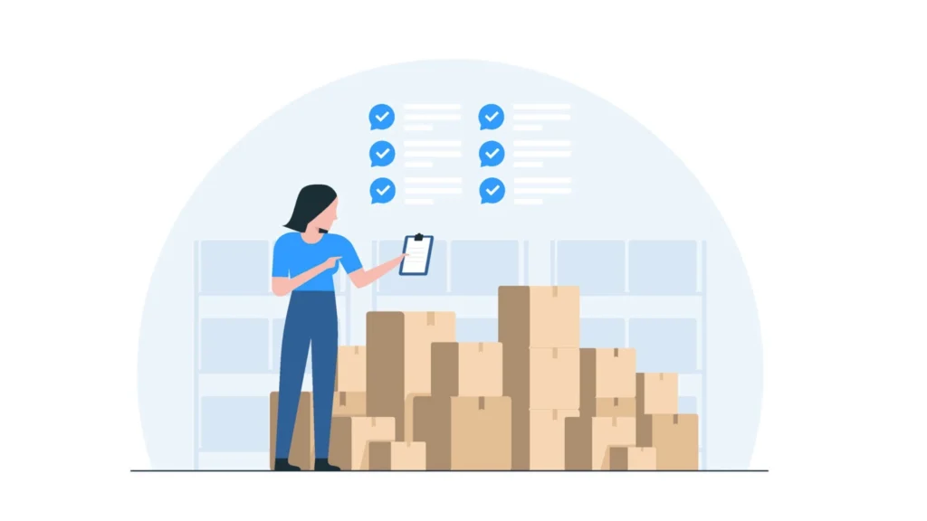 illustration of inventory management