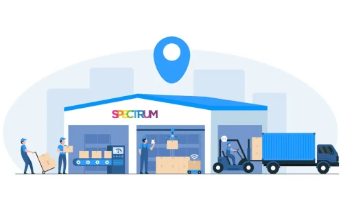 warehouse spectrum illustration