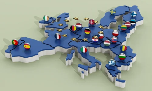 eu map illustration